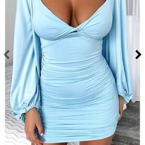 THATSSOFETCH Avni Blue Dress